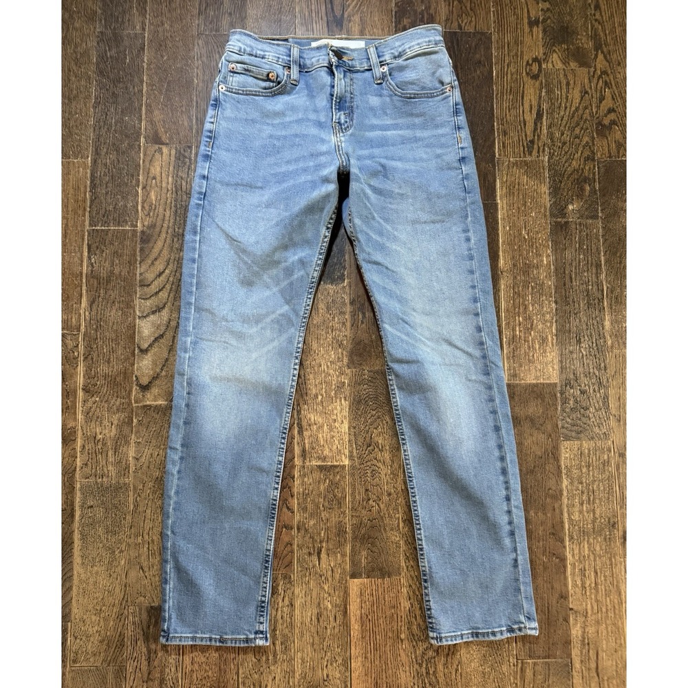 Levi Signature Gold Light Blue Jeans Men's Size W28xL30 Slim Low Rise Stretch